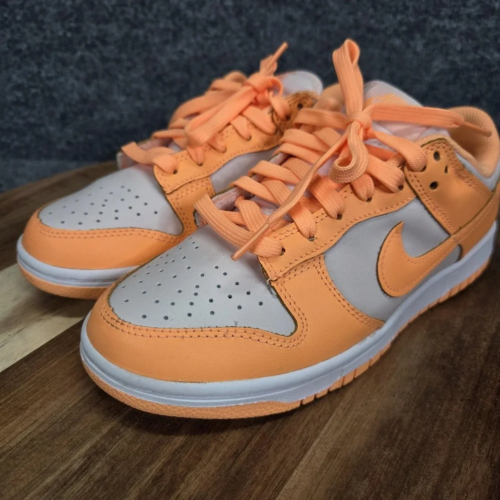 Nike Dunk Low Shoes Womens Size‎ 6.5 US Peach Cream White With Box DD1503-801